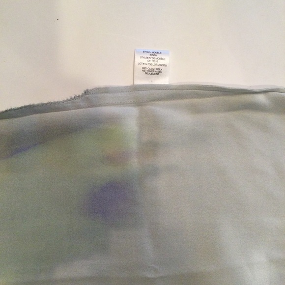 Theyskens’ Theory Watercolor Print Sleeveless Silk Blouse Size Large - Picture 14 of 15